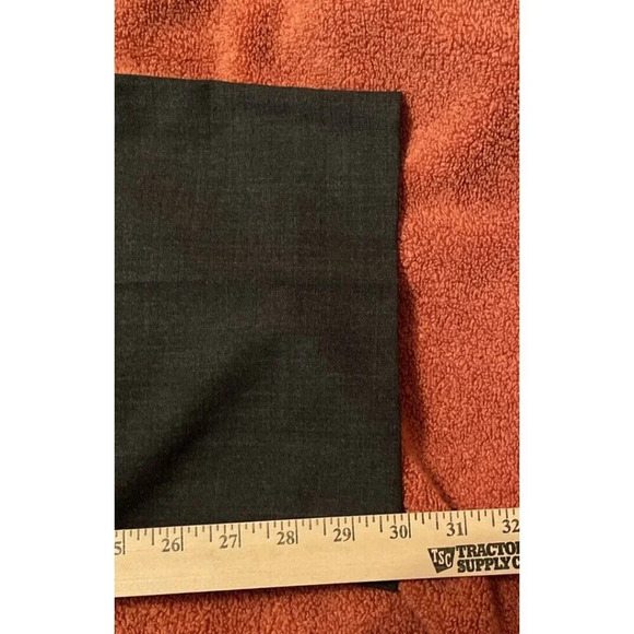 St John Women’s 12 Diana Wool Blend Dress Pants Wide Leg Pleated Gray High Rise - Picture 5 of 11